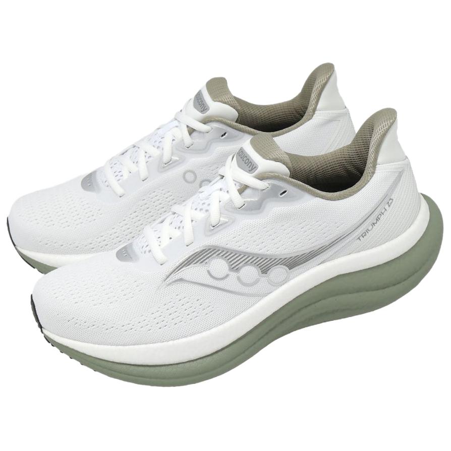 Saucony Triumph 23 Comfortable Versatile Casual Running Shoes Men sneaker White S210231-30