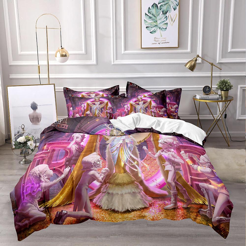 Fifth Personality Quilt Cover Bedding 3D Digital Printing Three-Piece Set