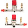 Double Outlet Tube Alloy Air Compressor Switch Pressure Regulator Valve Fit Part