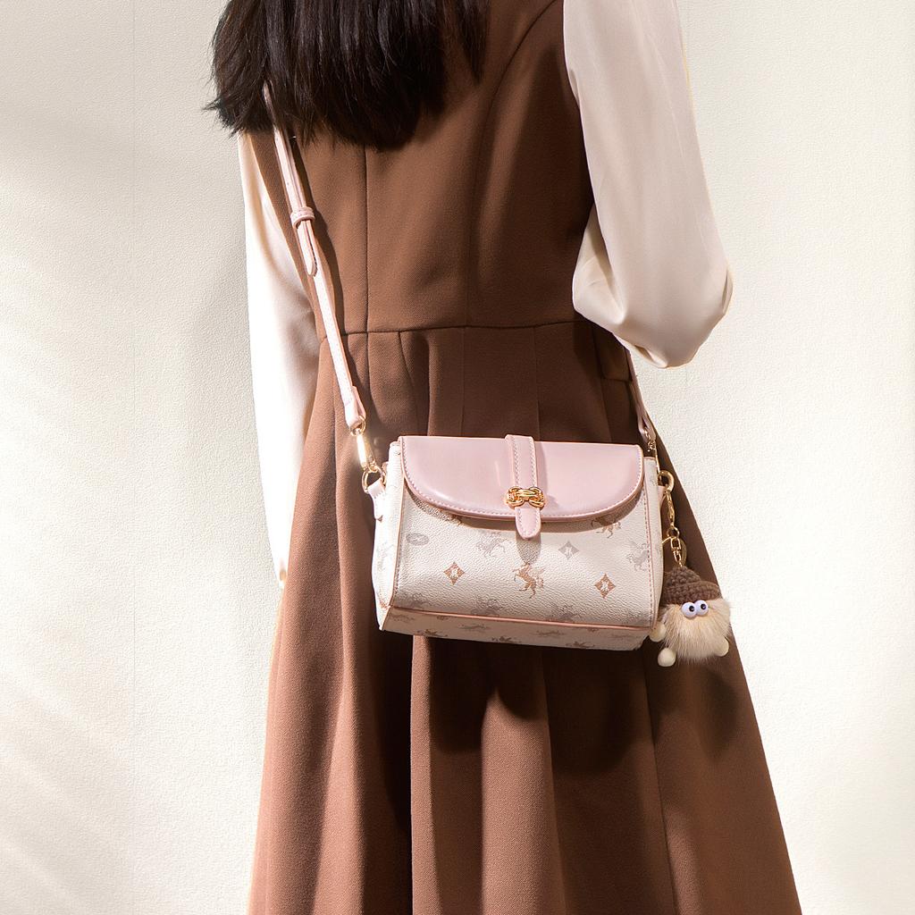 Bag New Women's Crossbody Bag Small Bag Autumn and Winter Premium Gift One Shoulder Canvas Women's Bag