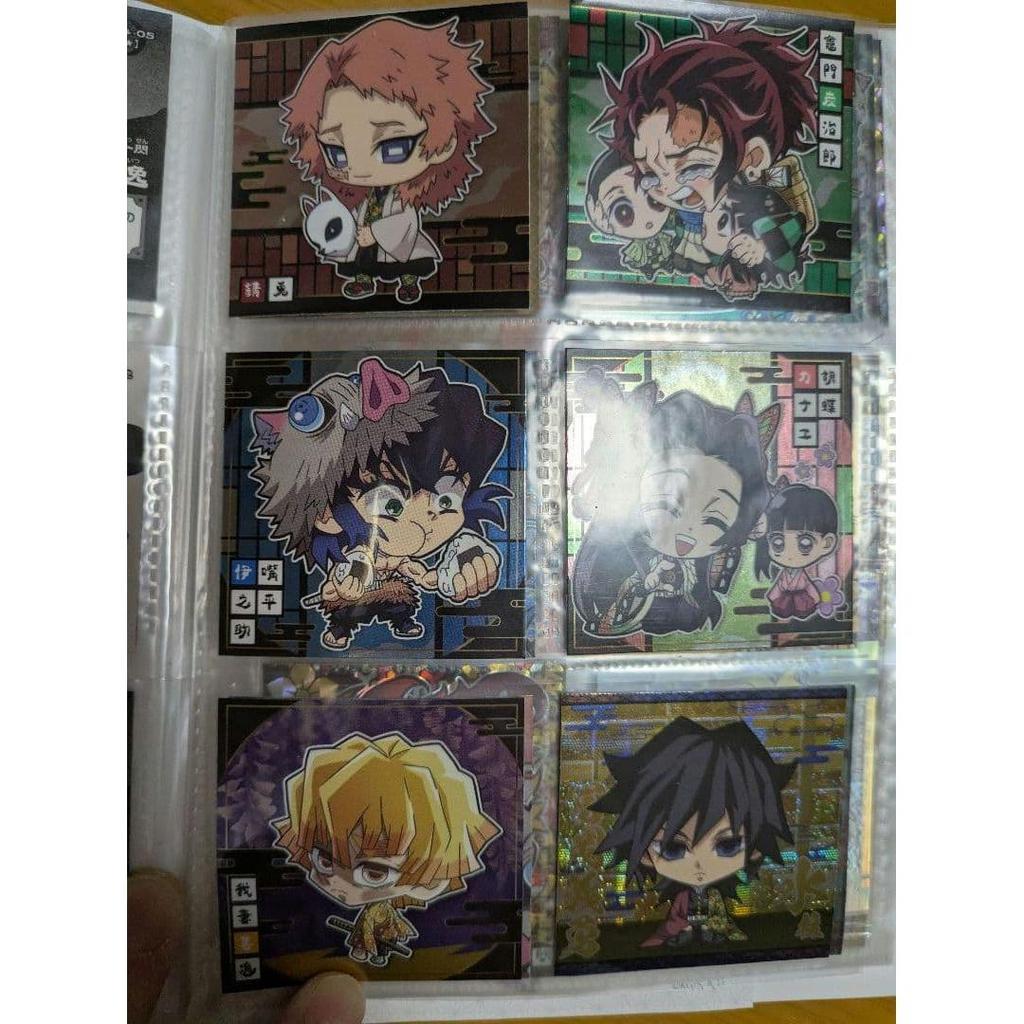 Used Demon Slayer: Kimetsu no Yaiba Deformed Seal Wafers 60 Pieces Collection File