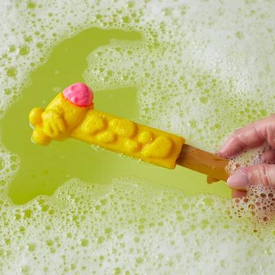 Elsie the Giraffe (Your Hide A Bath) 75g - Reusable Bubble Bar/Bath