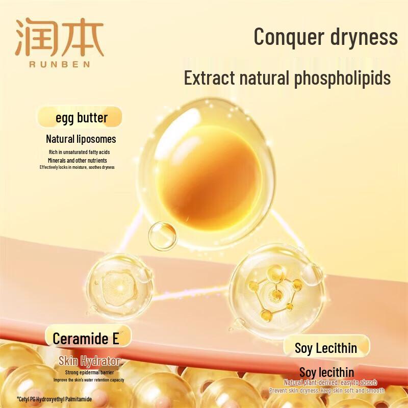 Runben Baby Egg Yolk Oil Chapped Skin Repair Stick