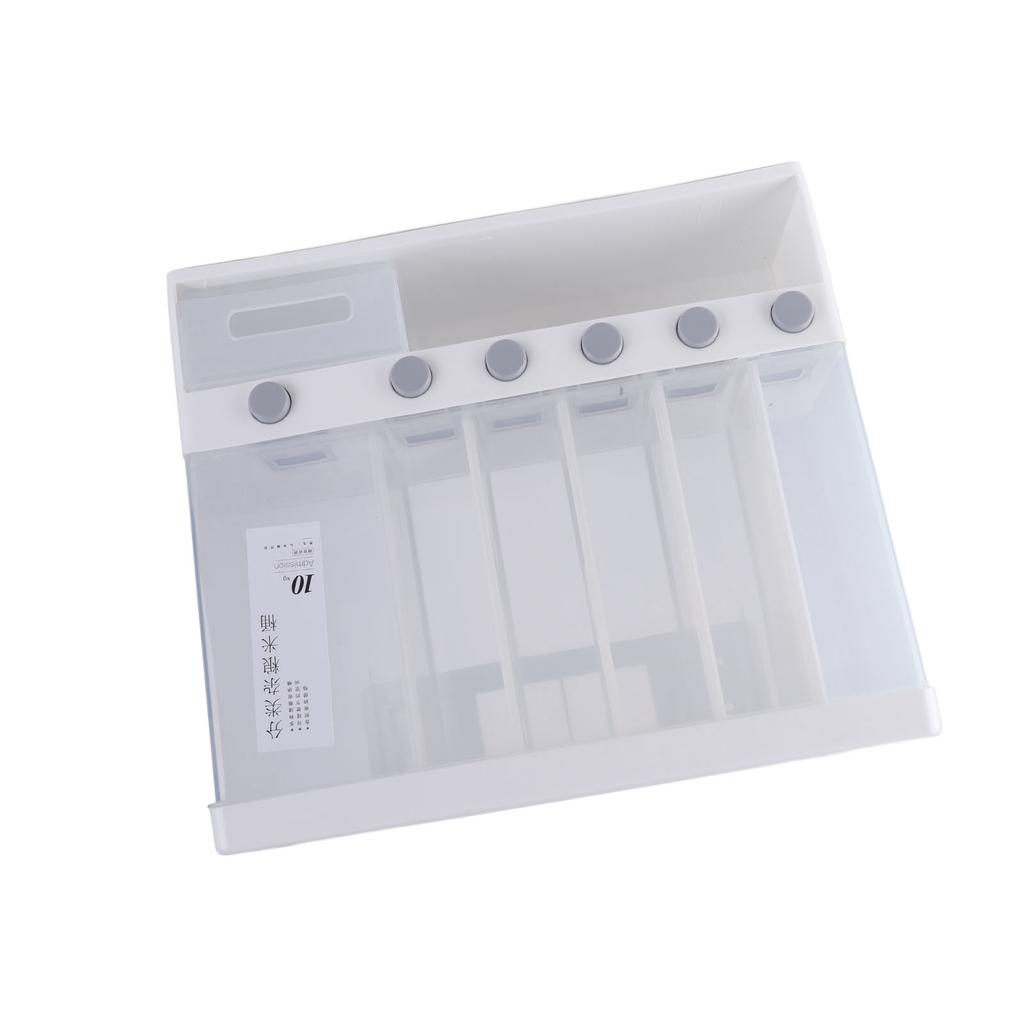 22lb Wandmontierter Trockenfutterspender Luftdichte Getreidespenderbox Reis Getreide Aufbewahrungsbehälter mit Messbecher für