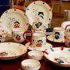 Shane Fată Și Cățeluș Vase Zilnice din Ceramică Japoneză Boluri de Uz Casnic Vase pentru Micul Dejun Gustare Căni de Cafea Vase