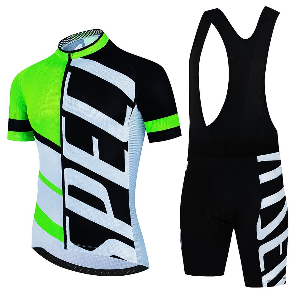 NEW Team Cycling Jersey Set 2024 Man Summer MTB Race Cycling Clothing Short Sleeve Ropa Ciclismo Outdoor Riding Bike Uniform