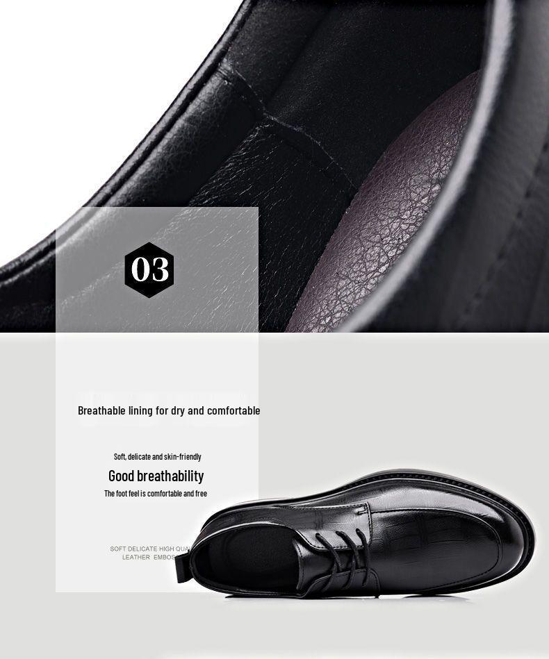 Dragonfly Genuine Leather Men's Formal & Casual Shoes - British & Korean Wedding Style