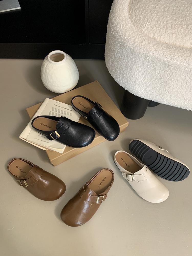 Women Durable Comfortable Women Outdoor Sandals Spring Summer Slip On Flat Beach Slides Daily Shoes Zapatos Mujer INS Hot Sale