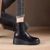 Elegant Women's Shoes, Elegant Ladies' Shoes, Fashionable and Versatile Women's Soft and Comfortable Boots,round Toe Thick Soled High Rise Short Boots