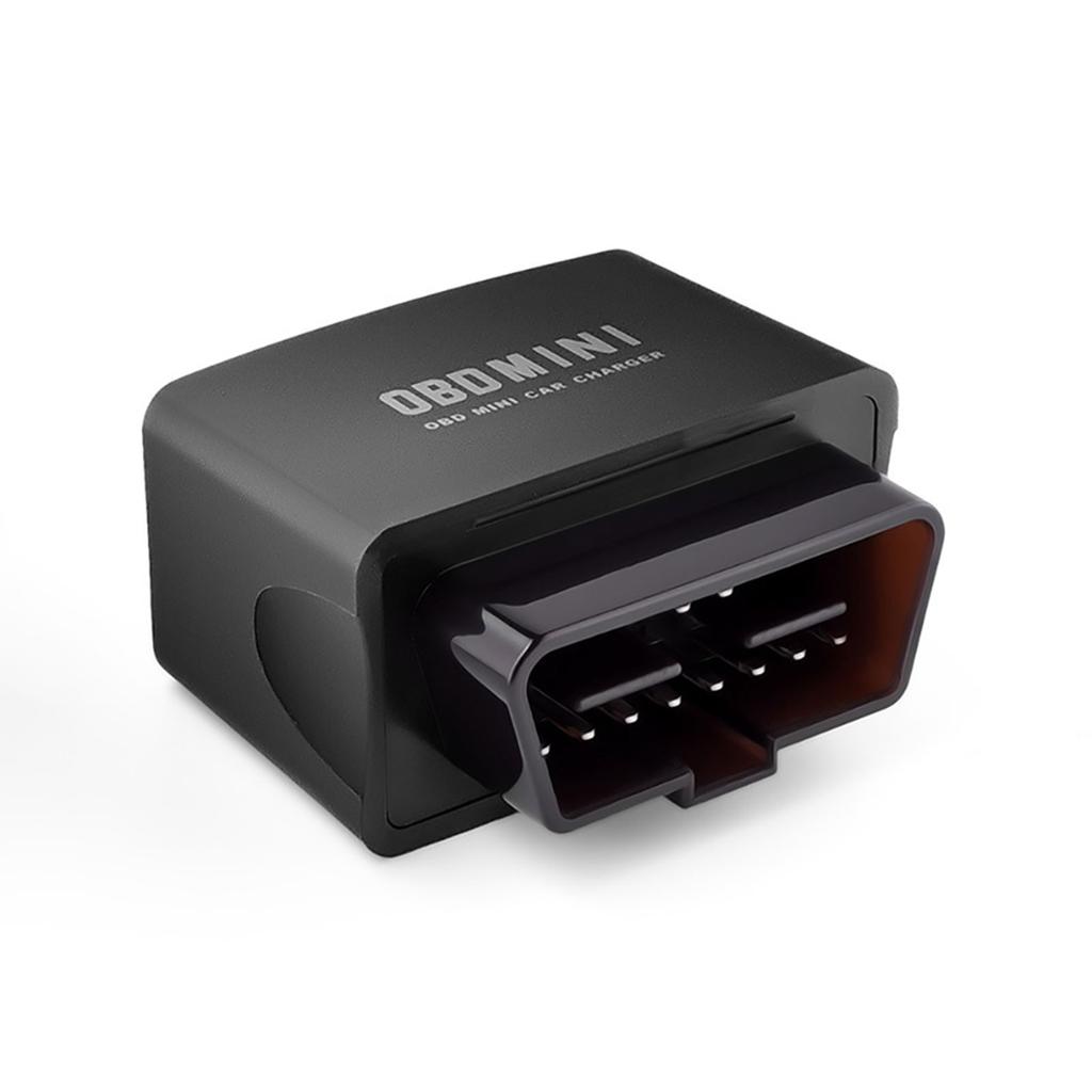 Car Obd Charger with Voltage Monitoring Obd2 Charger Suitable for 12v/ Models Dual Output Usb Interface Fast Charging