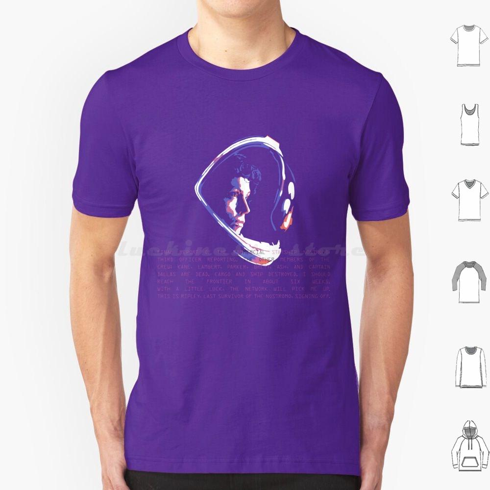 Ripley T Shirt Big Size 100% Cotton Ripley Scifi Xenomorph Ridley Woman Strong Woman