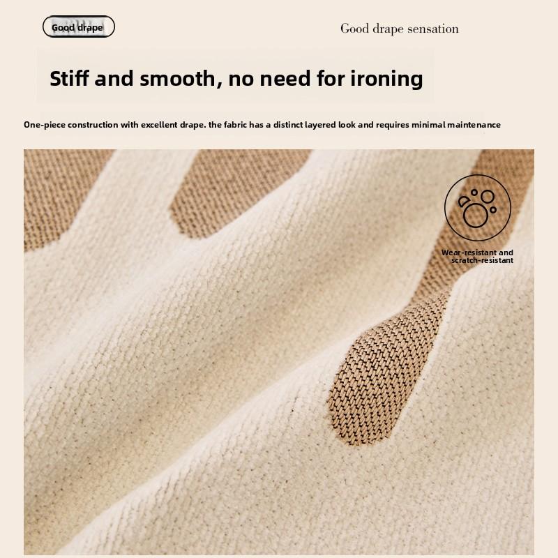 Simple Chenille High and Low Syllable Sofa Cover All-season Sofa Towel A Whole Full Cover Blanket Versatile and Machine Washable