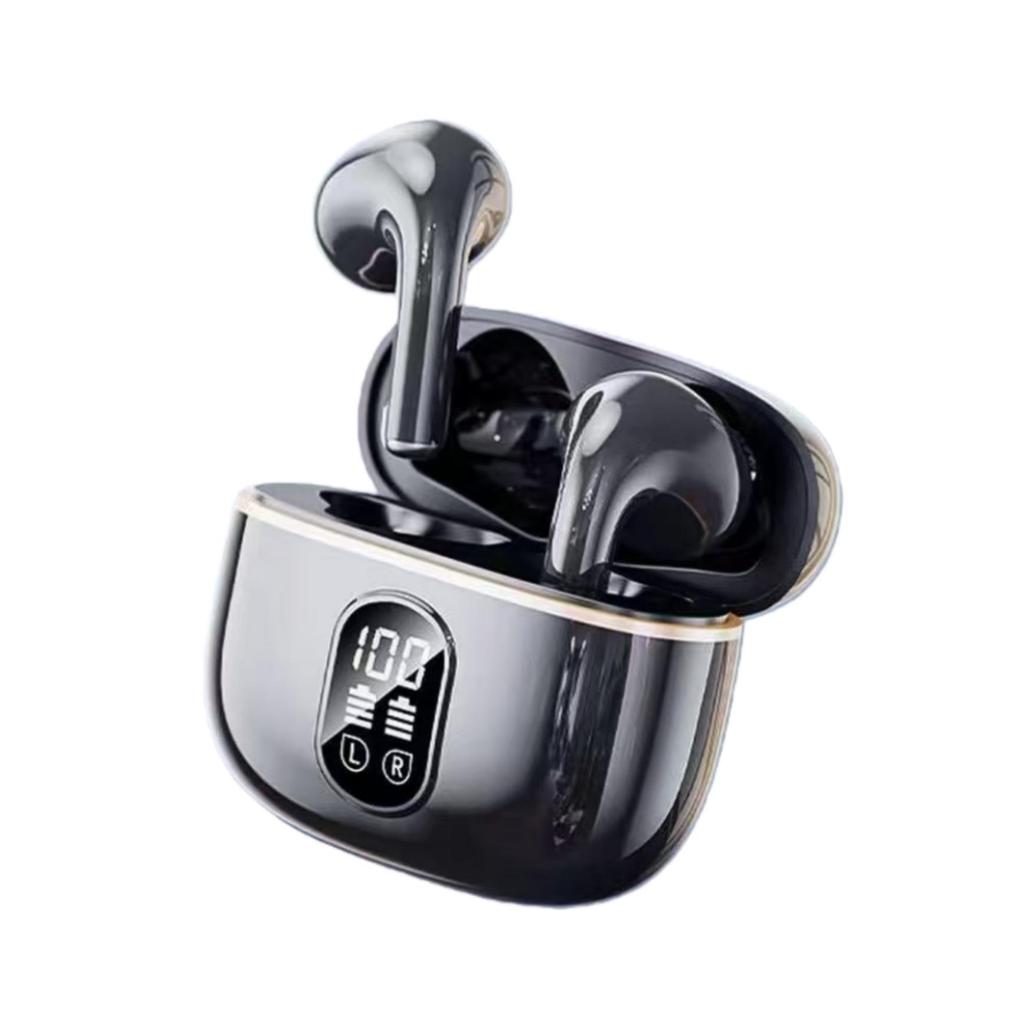 New In-Ear Bluetooth Headphones with Digital Display Case: High-Quality Sound, Ultra-Long Battery Life, and Low Latency.