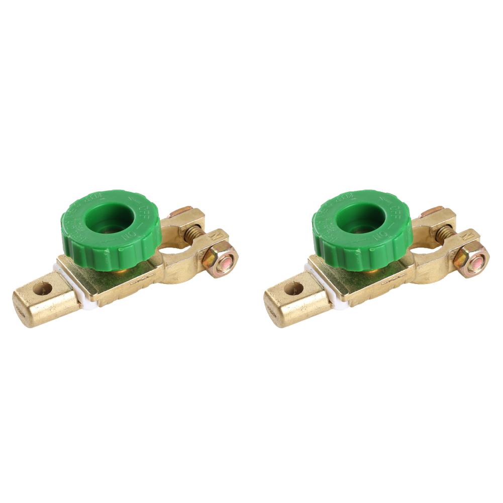 1pc Heavy Duty Battery Disconnect Isolator Cut Off Switch for 12V/24V Car Battery Terminal Link Power-off Switch Car Accessorie