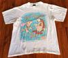 Camiseta Vintage Ren y Stimpy XL Dibujos Animados Nickelodeon MTV Blanca Años 90 Etiqueta Changes
