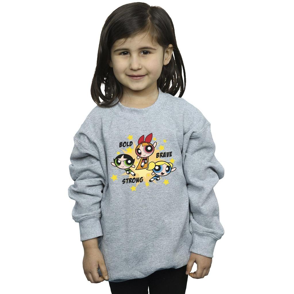 Powerpuff Girls Girls Bold Brave Strong Sweatshirt