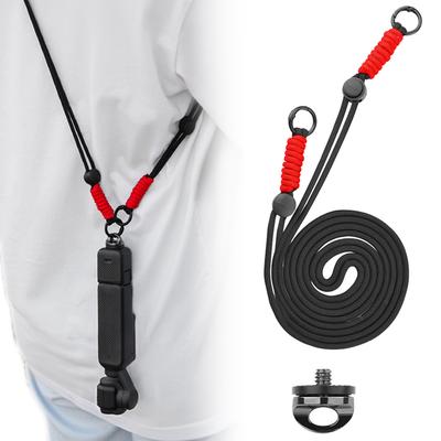 Kamera Anti-Verlust Lanyard mit 1/4 Schraube Schnellverschluss Anti-Verlust Riemen Sportkamera Lanyard für DJI Pocket3/Action5 Pro/4/3