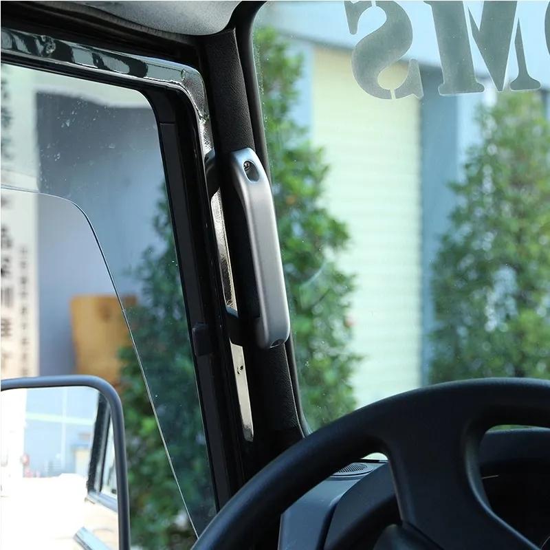 Aluminum Alloy Car Interior A-Pillar Handle Decoration Fit For Land Rover Defender 90 110 2004-2018 Auto