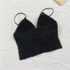 French Lace Beautiful Back Underwear Anti-slip Wire-free Bandeau Slim Fit Short Vest