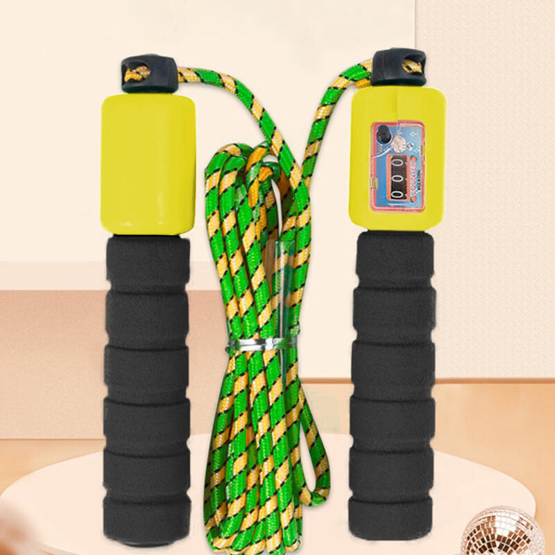 Number Automatic Counter Cardio Exercise Rope Jumping Rope DD-11482_1 Yellow