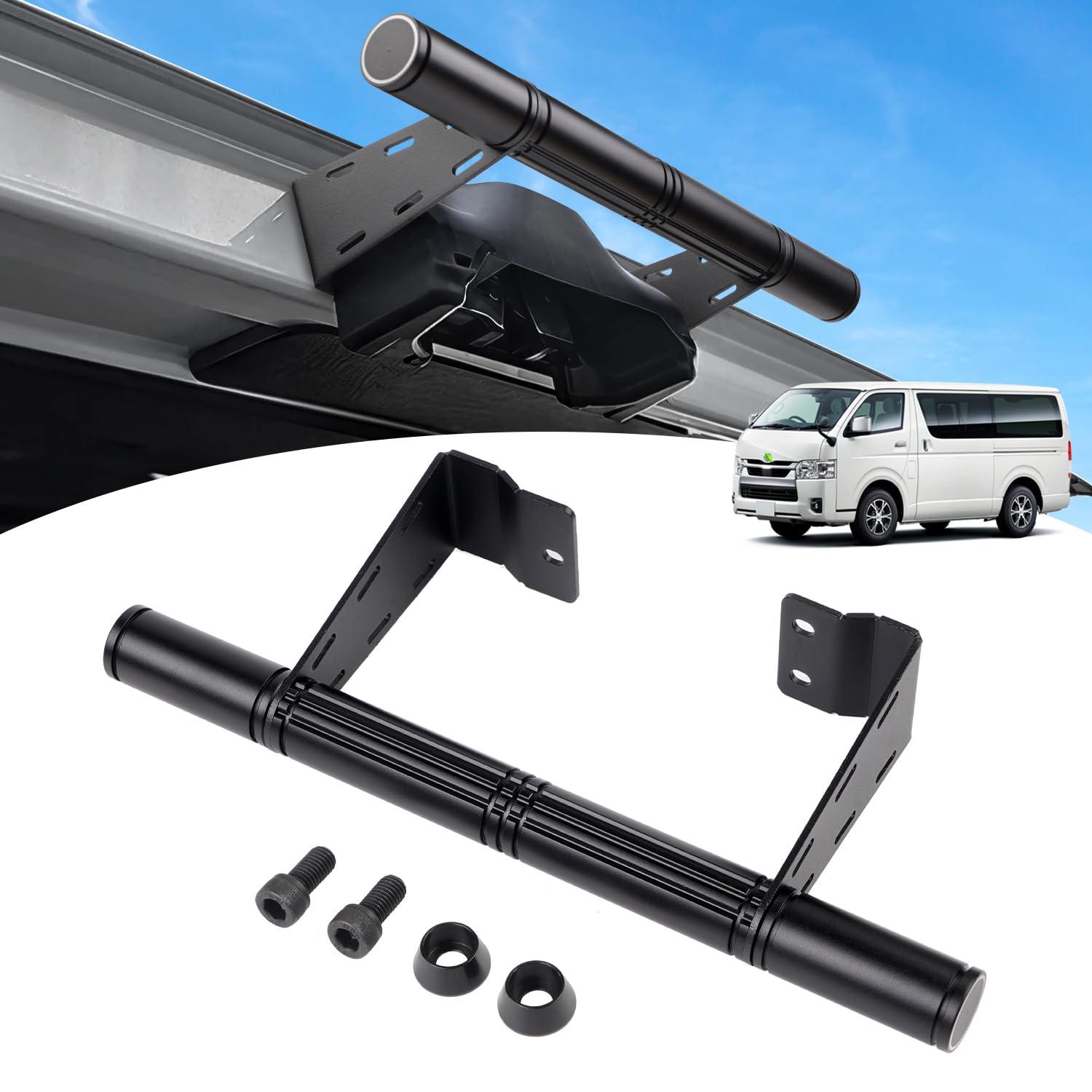

Mozan Rear Gate Opening and Closing Assist Grip for Toyota Hiace 200 Series Super Easy Rear Gate Close 1 piece [Design Registered] GL/DX (4-8 models,
