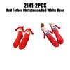 12PCS Christmas Socks Fall and Winter Cotton Magnet Hand-holding Socks Mid-calf Socks Cute Couple Socks Cartoon Christmas Socks