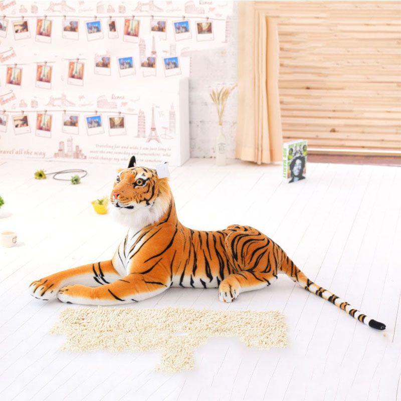 Tiger Plush Animal Realistic Big Cat Orange Bengal Soft Stuffed Toy Pillow Toys