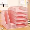 Multi-Layer Desktop File & Book Organizer for Office & Student Use