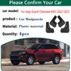 4PCS Car Mud Flaps For Jeep Grand Cherokee MK5 WL WL74 2025- Auto Mudguards Splash Guard Front Rear Fenders Car Accessories