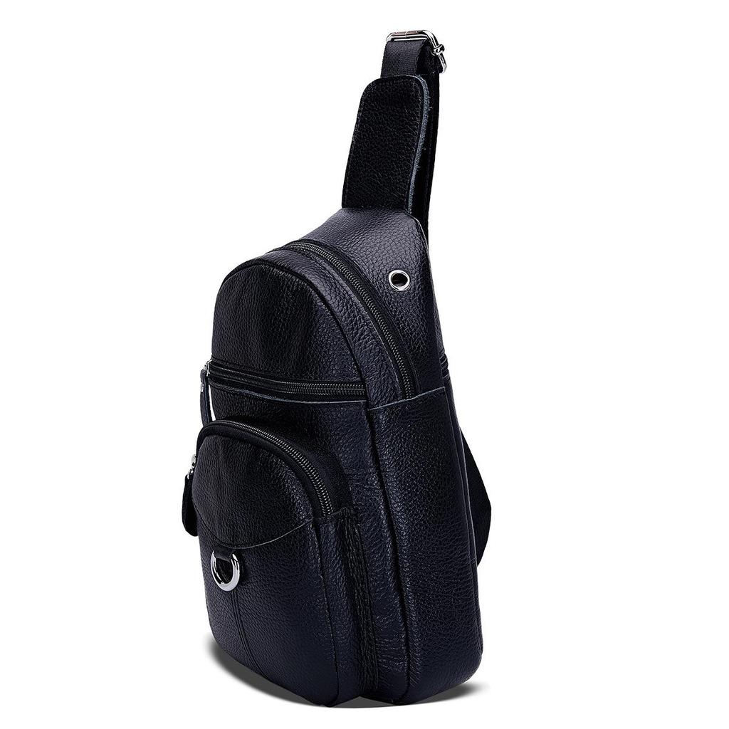 Neue koreanische Damen Messenger Bag & Rucksack aus echtem Leder, multifunktional