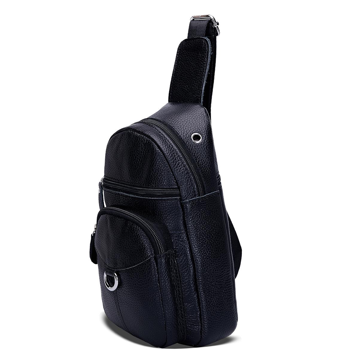 

Новая корейская женская многофункциональная сумка-мессенджер и рюкзак из натуральной кожи чёрный