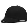 Men Short Bill Brim Baseball Caps Big Head Large Size Wool Hats Male Plus Sizes Felt Canvas Snapback Hat 55-60cm 60-65cm