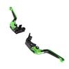 1 Pair Folding Clutch Brake Lever Aluminum Alloy 6 Level Adjustable Brake Handle Lever For Kawasaki Z1000 2007-2016