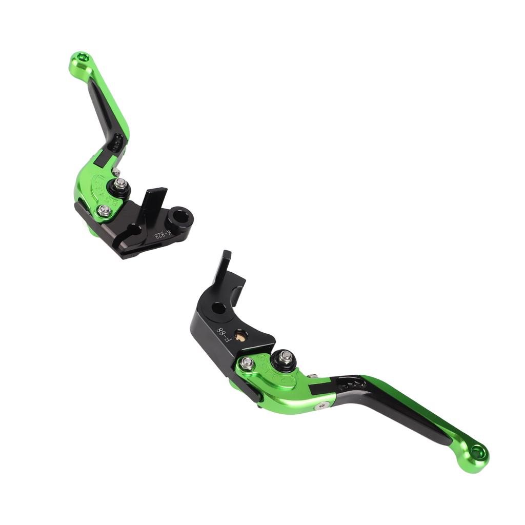 1 Pair Folding Clutch Brake Lever Aluminum Alloy 6 Level Adjustable Brake Handle Lever For Kawasaki Z1000 2007-2016