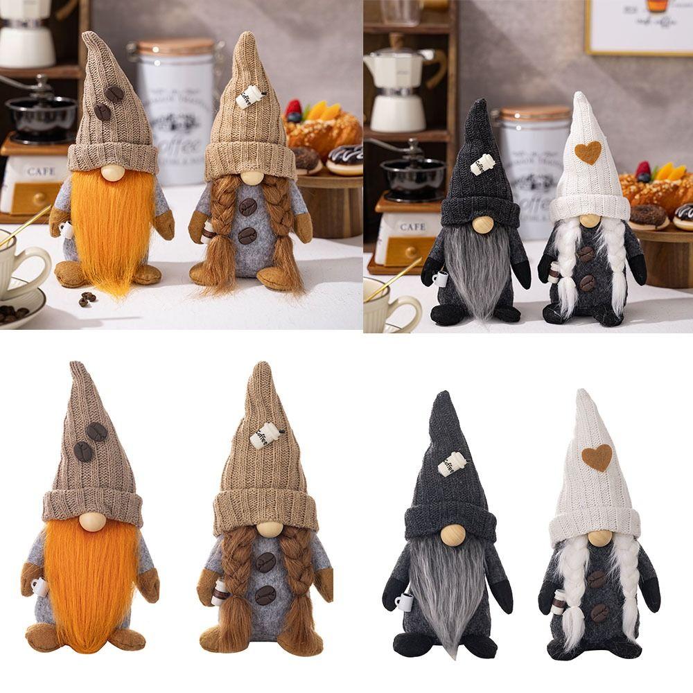 Soft Plush Christmas  Faceless Doll Cute Elf Dwarf Plush Figurine  Party Favors