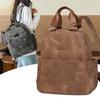 Schoolbag Backpack 1011 Autumn New Fashion Women's Soft Leather Backpack Leisure Commuter Simple Travel School Bag