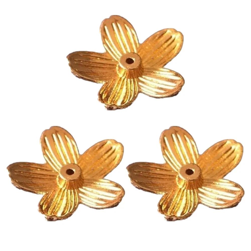 

3pcs Retro Small Sakura Incense Stick Holder Alloy Craft Handmade Sakura Incense Insertion Cute Cherry Flower Incense Tray золотий