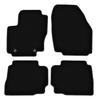 BASIC schwarze Velours-Fußmatten für: Ford Mondeo MK4 Liftback, Limousine, Kombi (2007-2012)
