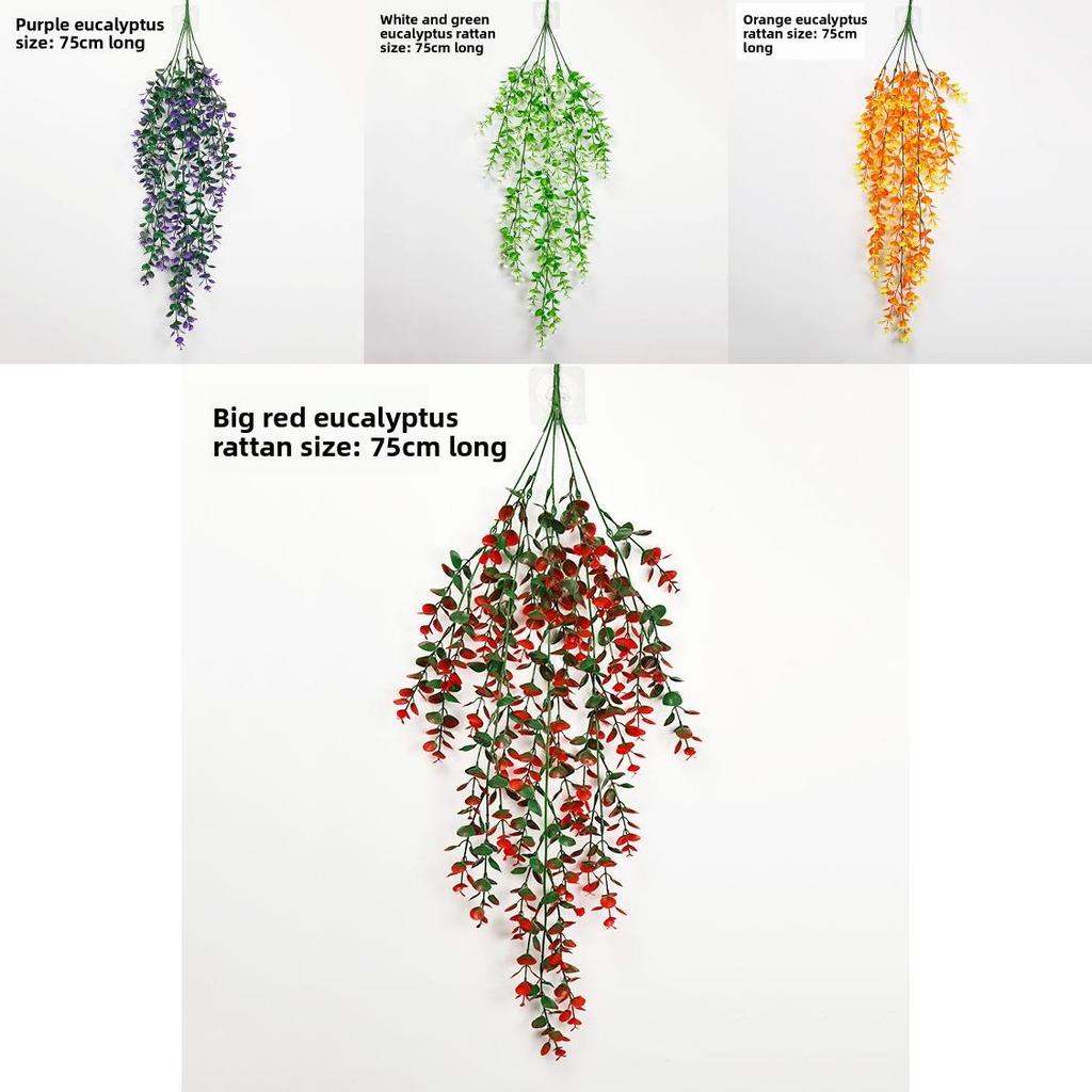 Eucalyptus Fake Wall Plant With Plastic Crafting For Home Decor Weddings And Outdoor Events