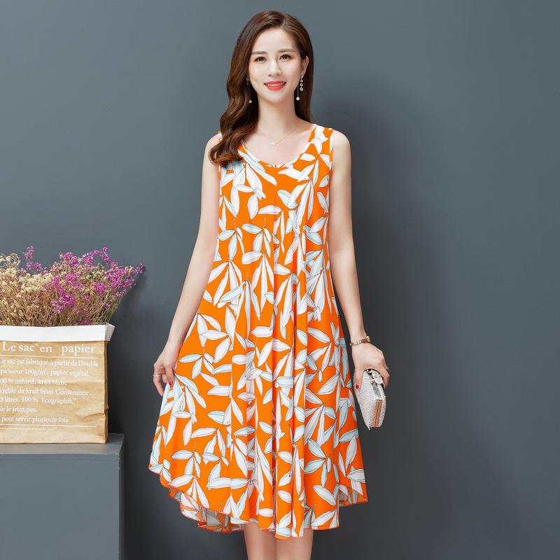 Summer Oversize Dresses for Women Elegant Casual Sleeveless Long Dresses