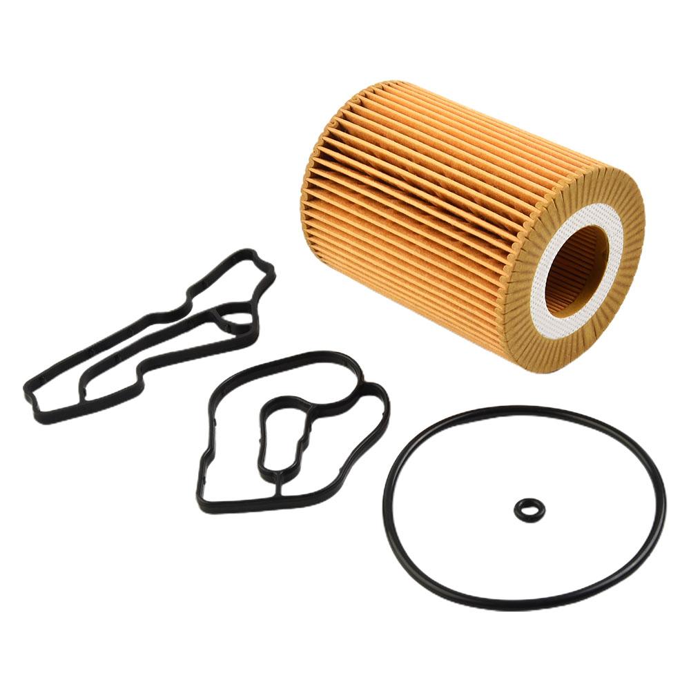 3Pcs Oil Filter & Housing Gasket Kit Fits For Mercedes Sprinter GL350 6421801410 Auto Rdirect Replacement Parts