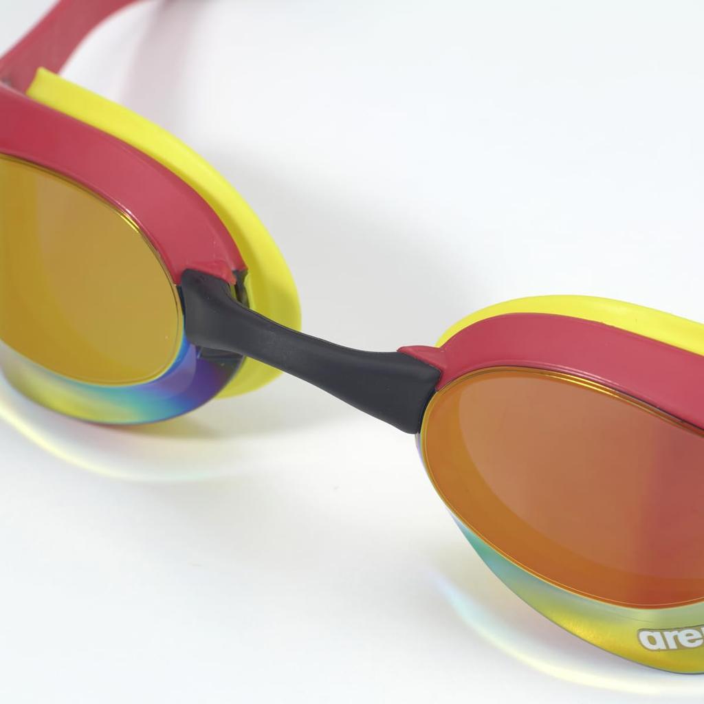 Arena Competitive Swimming Goggles Unisex Free Size Mirror Coated Lens World Aquatics Approved Cobra Ultra AS5SGG02U