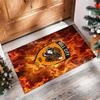 Tappeto in Velluto di Cristallo con Stampa Calcio Hull City, Comodo Assorbente d'Acqua Antiscivolo Tappeto per Pavimento Interno