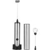 Adjustable 3-Speed Stainless Steel Electric Handheld Milk & Egg Frother