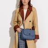 Coach Pillow Madison 24 Quilted Turnlock Chain Crossbody Bag Women Bags Washed-Denim C8560-V5D61