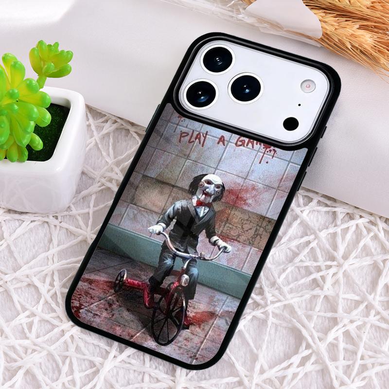 

Jigsaw Saw soft Phone Case for iPhone 17 Air 16 15 11 12 14 13 Pro Max Shockproof Cover iPhone 13
