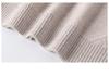 Women's Warm Wool Pullover Sweater with Half-High Collar - Loose Fit for Autumn/Winter