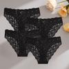 4Pcs Women Lingerie Sexy Lace Panties Soft Fashion Panties Hollow Out Underwears Pantys Underpant Lingerie Lace Intimates S-XL