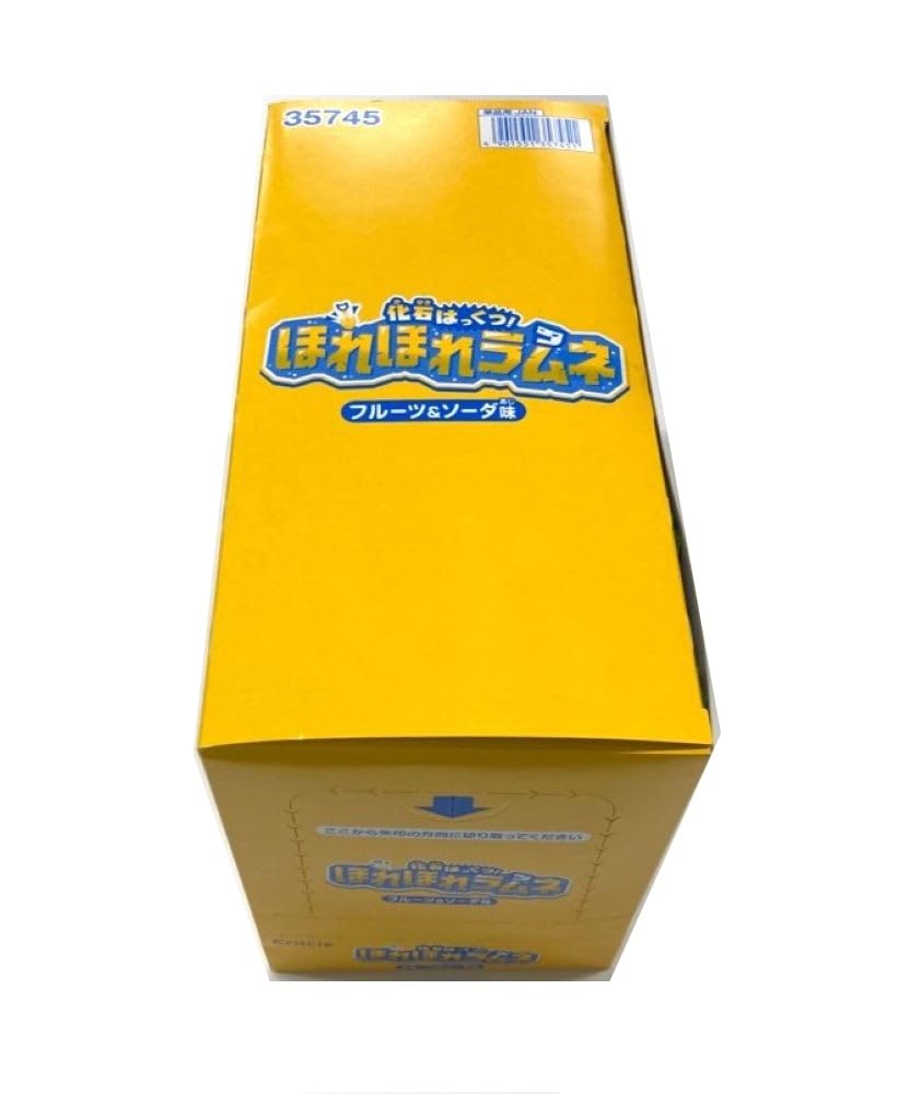 Kraciefoods Fossil Horehore Ramune Fruit Soda Flavor Educational Toy of Discovery! & Candy/Food [Boxed/Set 7]