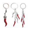 Stylish Chili Pepper Keychain Multi Purpose Bag Accessory Reliable Keyring Decor